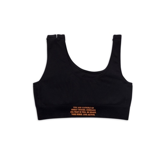 Justice Girls 2pack‎ blue & black Spandex graphic prints Cutout Bra size 30 new - Picture 11 of 12